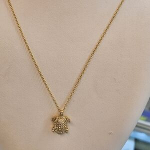 Brand New Sterling Silver 925 Turtle  Necklace
